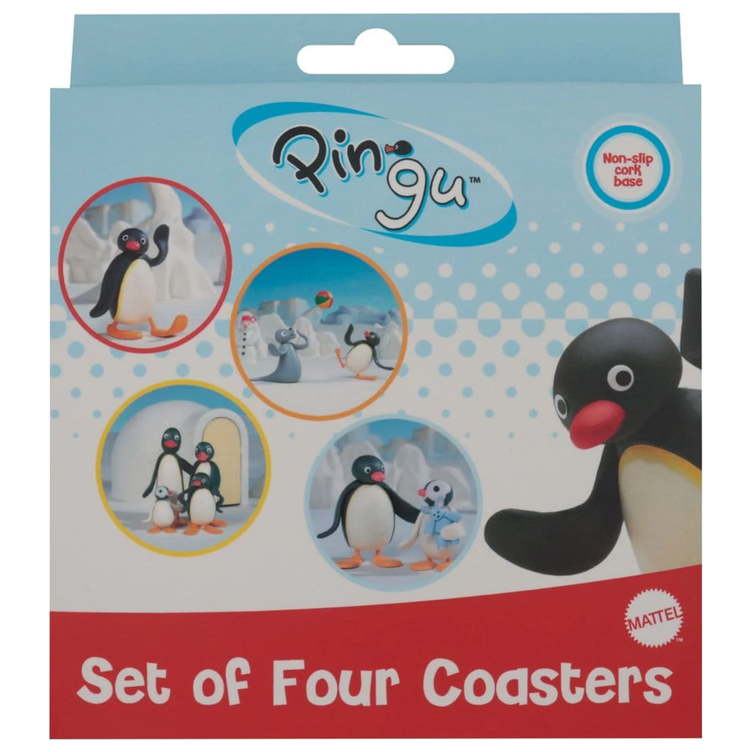 Pingu Podmetači za čaše 4 komada fotografija proizvoda