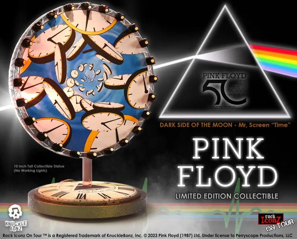 Pink Floyd Rock Iconz On Tour kip projekcijskog platna s vremenom (Dark Side of the Moon Tour) 25 cm fotografija proizvoda