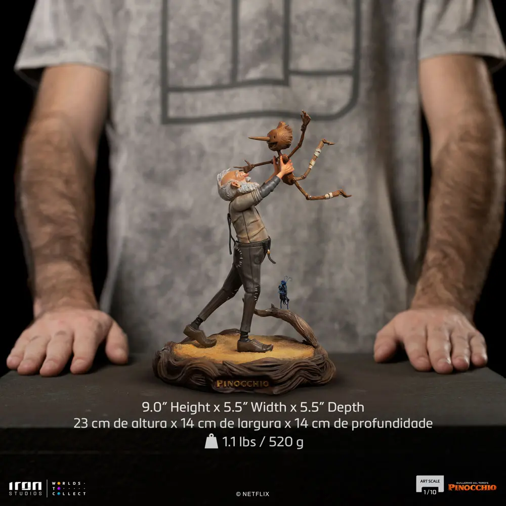 Pinocchio Art Scale Kip 1/10 Gepeto & Pinocchio 23 cm fotografija proizvoda