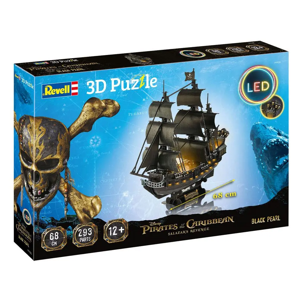 Pirates of the Caribbean: Dead Men Tell No Tales 3D Puzzle Black Pearl LED Izdanje fotografija proizvoda