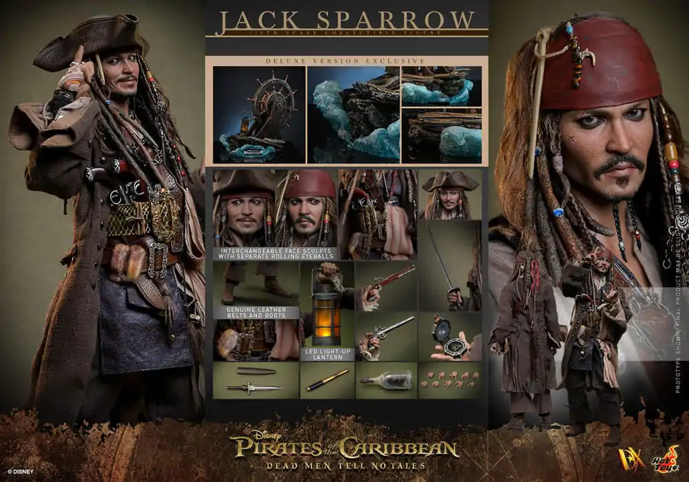 Pirates of the Caribbean: Dead Men Tell No Tales DX akcijska figura 1/6 Jack Sparrow (Deluxe verzija) 30 cm fotografija proizvoda