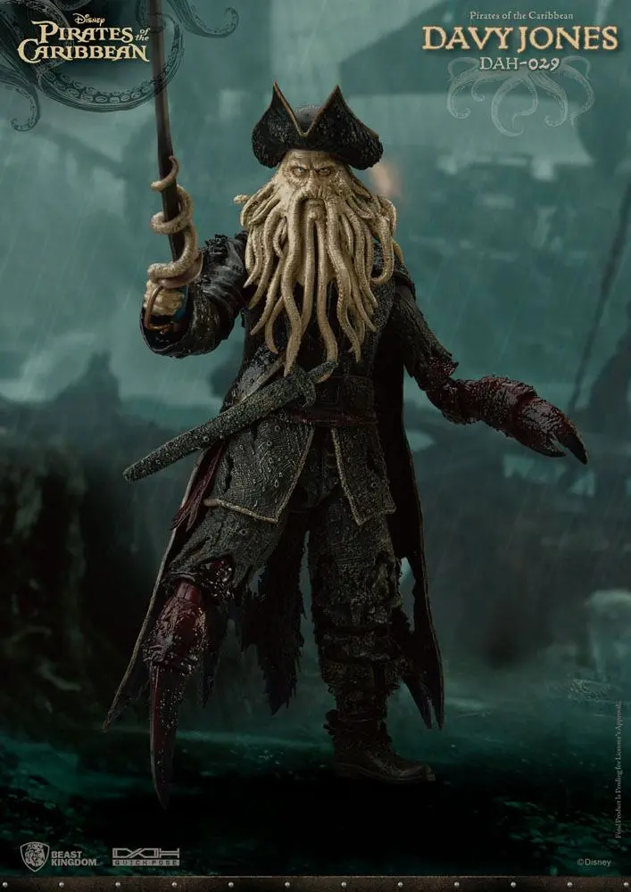 Pirates of the Caribbean Dynamic 8ction Heroes akcijska figura 1/9 Davy Jones 20 cm fotografija proizvoda