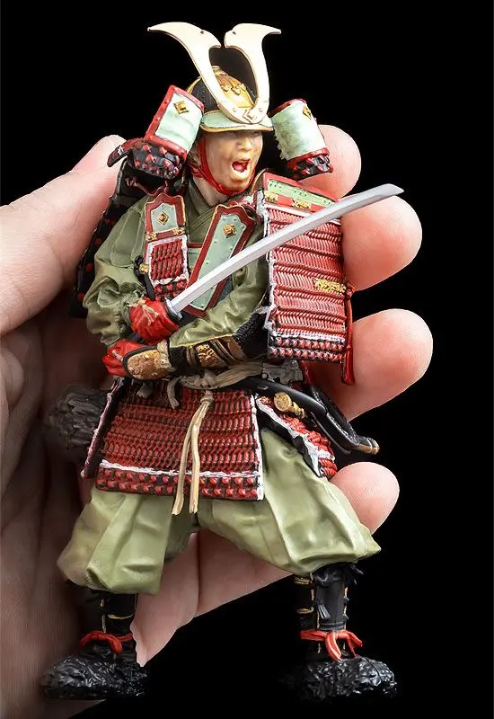 PLAMAX plastični model 1/12 Kamakura Period Armored Warrior 13 cm fotografija proizvoda