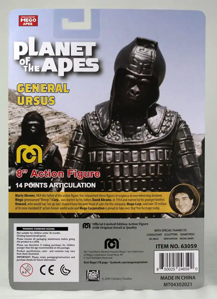 Planet of the Apes akcijska figura General Ursus 20 cm fotografija proizvoda