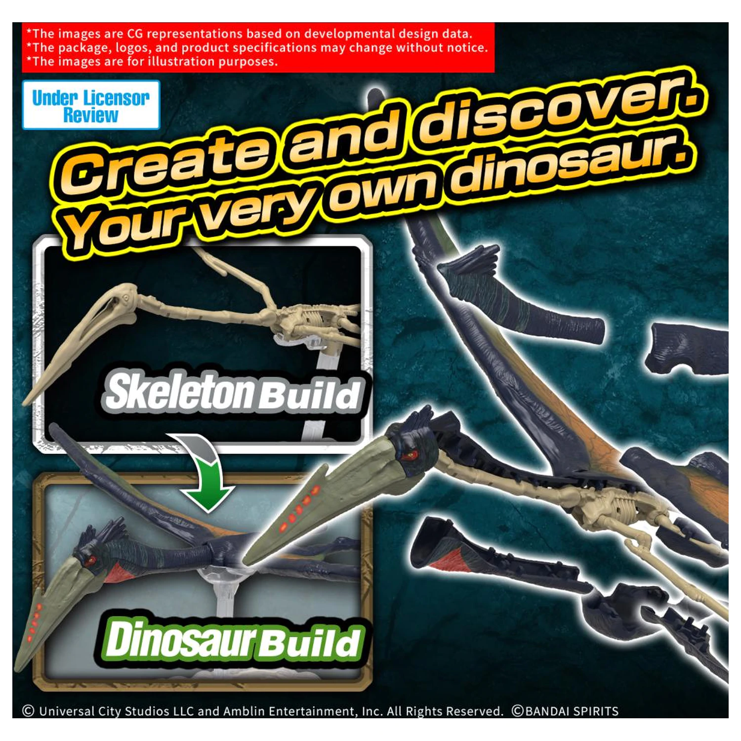 Plannosaurus Jurassic World Quetzalcoatlus Model Kit fotografija proizvoda