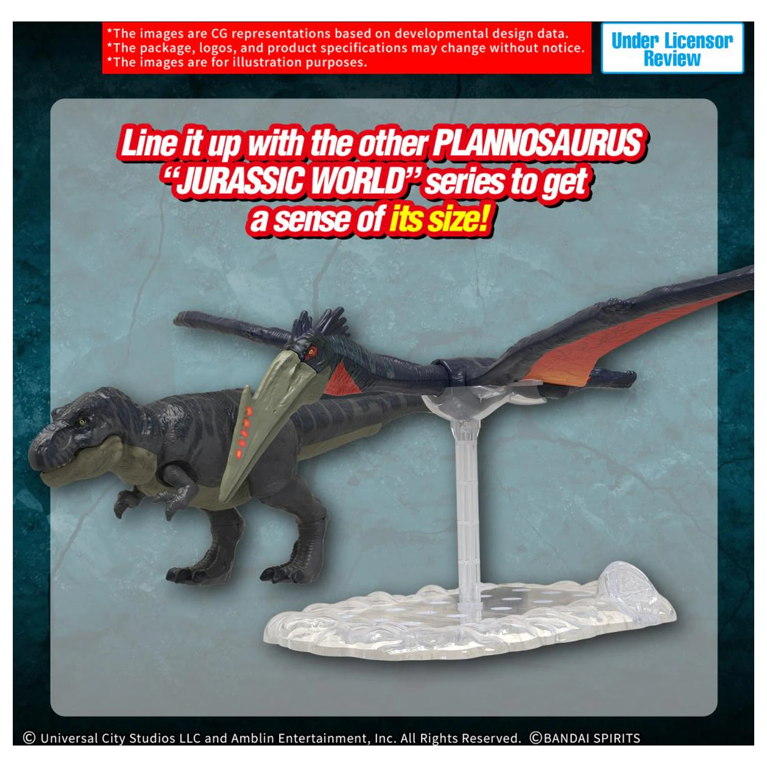 Plannosaurus Jurassic World Quetzalcoatlus Model Kit fotografija proizvoda