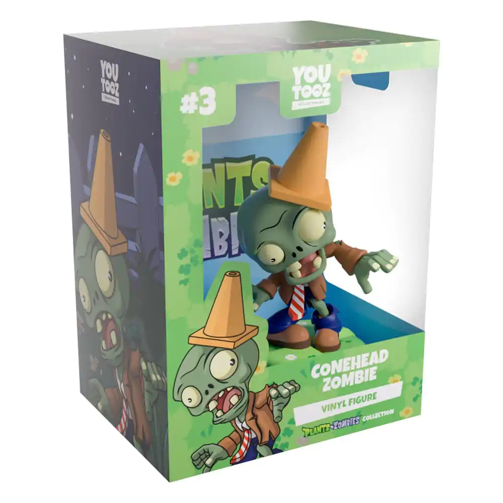 Plants vs. Zombies Vinyl figura Conehead Zombie 12 cm fotografija proizvoda