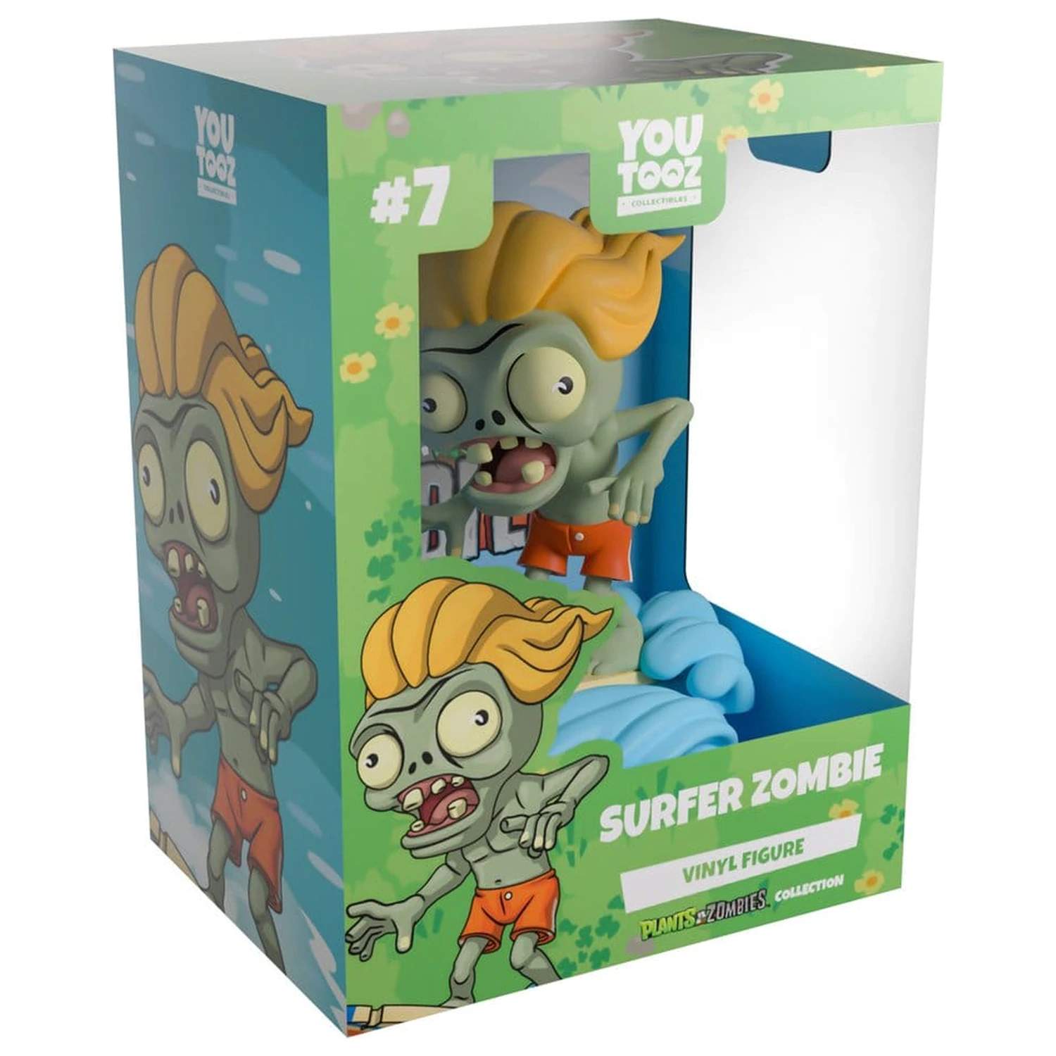 Plants vs. Zombies vinilna figura Surfer Zombie 10 cm fotografija proizvoda
