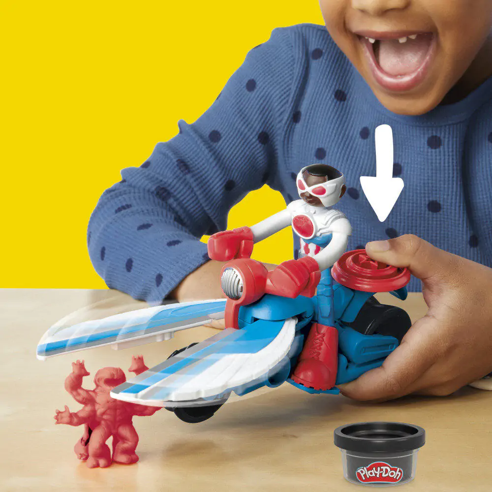 Play-Doh Marvel Captain America Motorna kosilica fotografija proizvoda