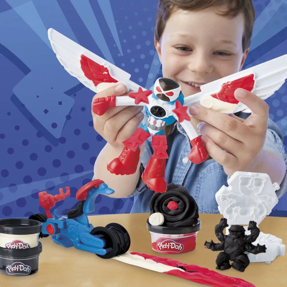 Play-Doh Marvel Captain America Motorna kosilica fotografija proizvoda