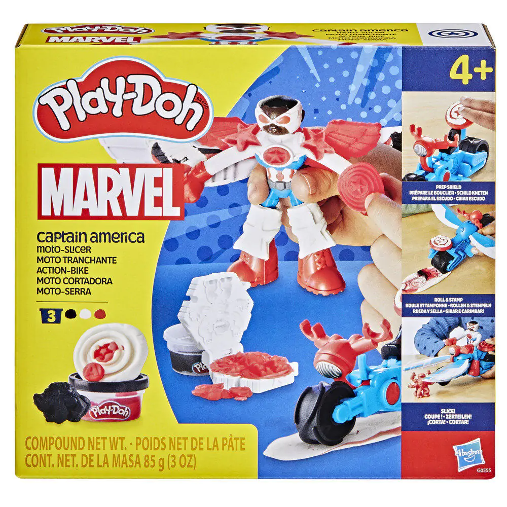 Play-Doh Marvel Captain America Motorna kosilica fotografija proizvoda