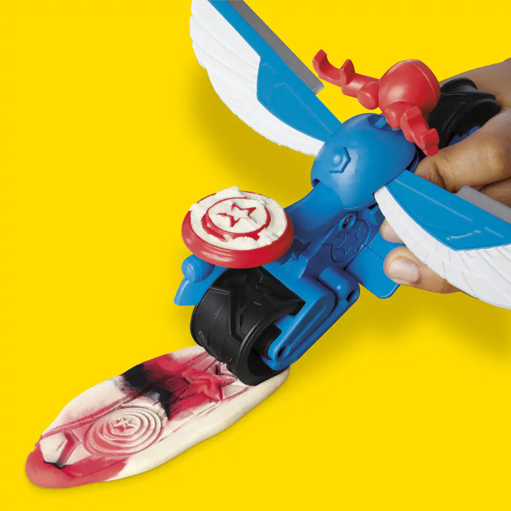 Play-Doh Marvel Captain America Motorna kosilica fotografija proizvoda