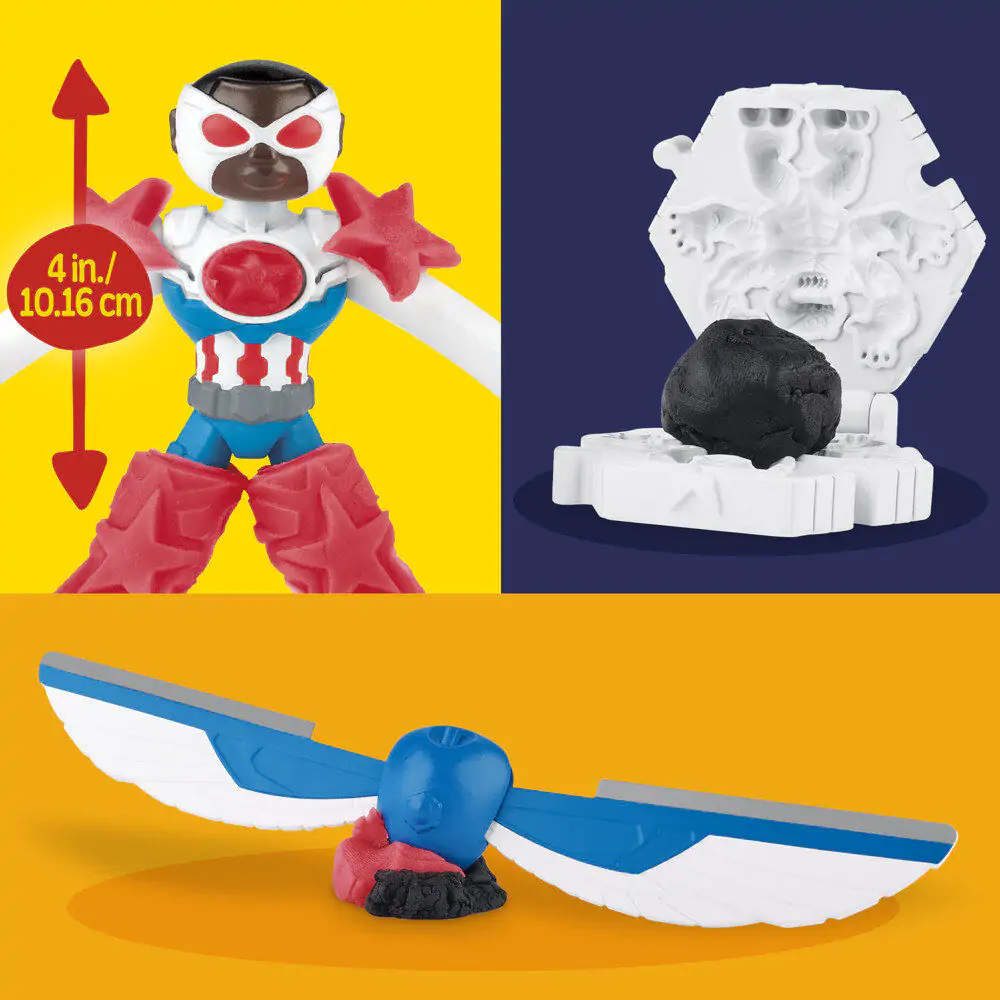 Play-Doh Marvel Captain America Motorna kosilica fotografija proizvoda