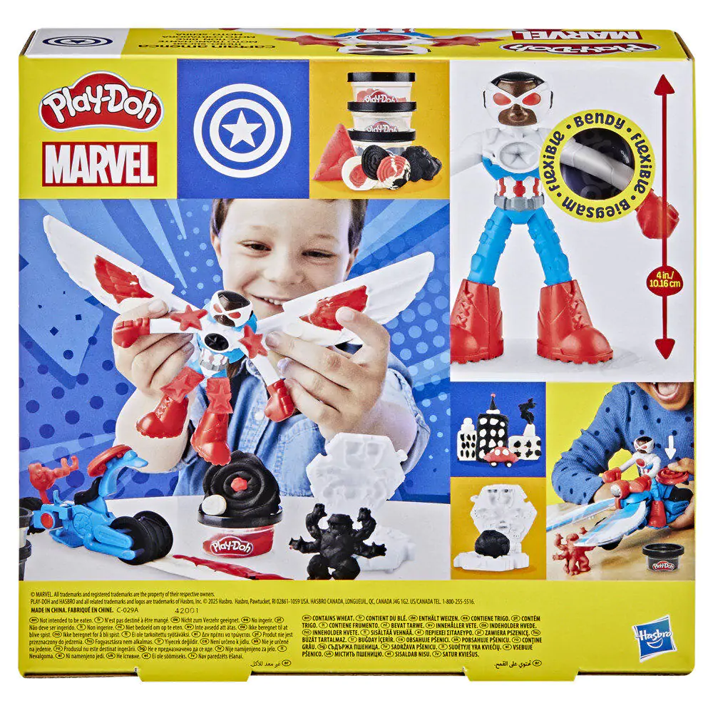 Play-Doh Marvel Captain America Motorna kosilica fotografija proizvoda