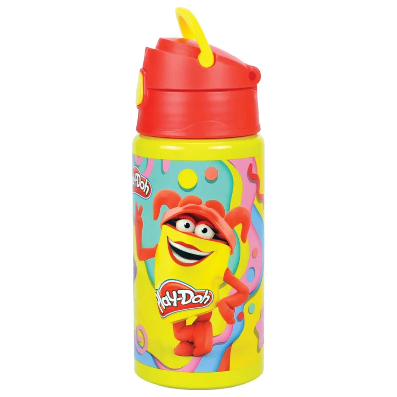Play-Doh Happy aluminijska bočica sa slamkom i vješalicom 500 ml fotografija proizvoda