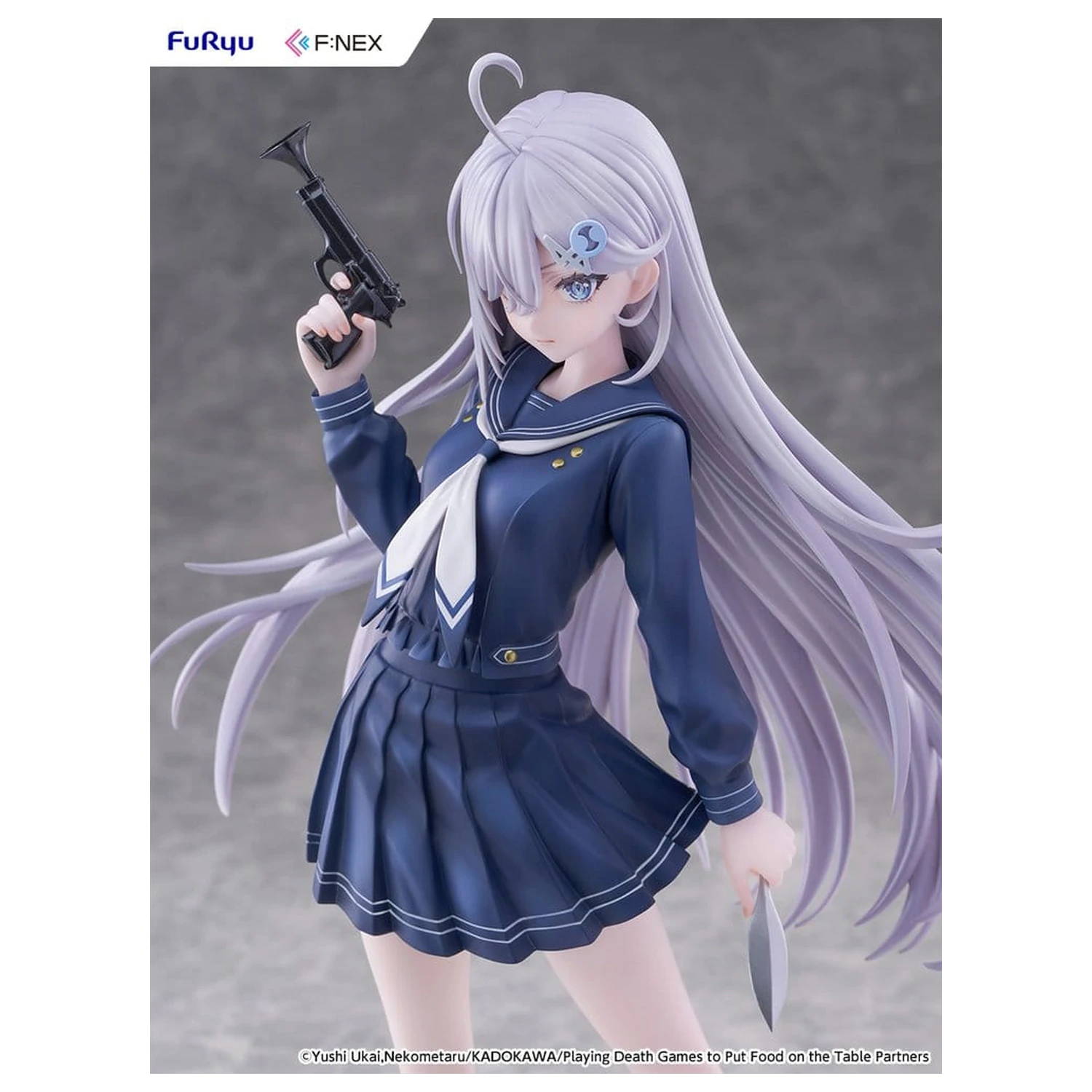 Playing Death Games to Put Food on the Table PVC Figura 1/7 Yuki School Uniform Ver. 24 cm fotografija proizvoda
