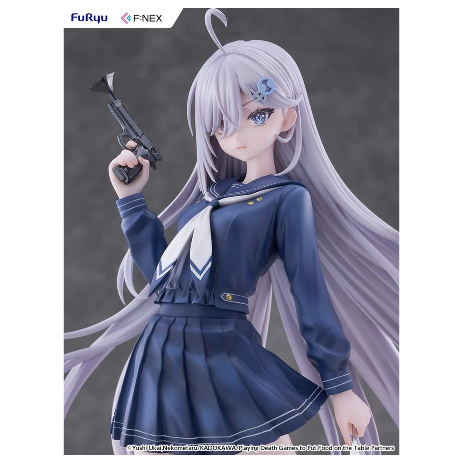 Playing Death Games to Put Food on the Table PVC Figura 1/7 Yuki School Uniform Ver. 24 cm fotografija proizvoda