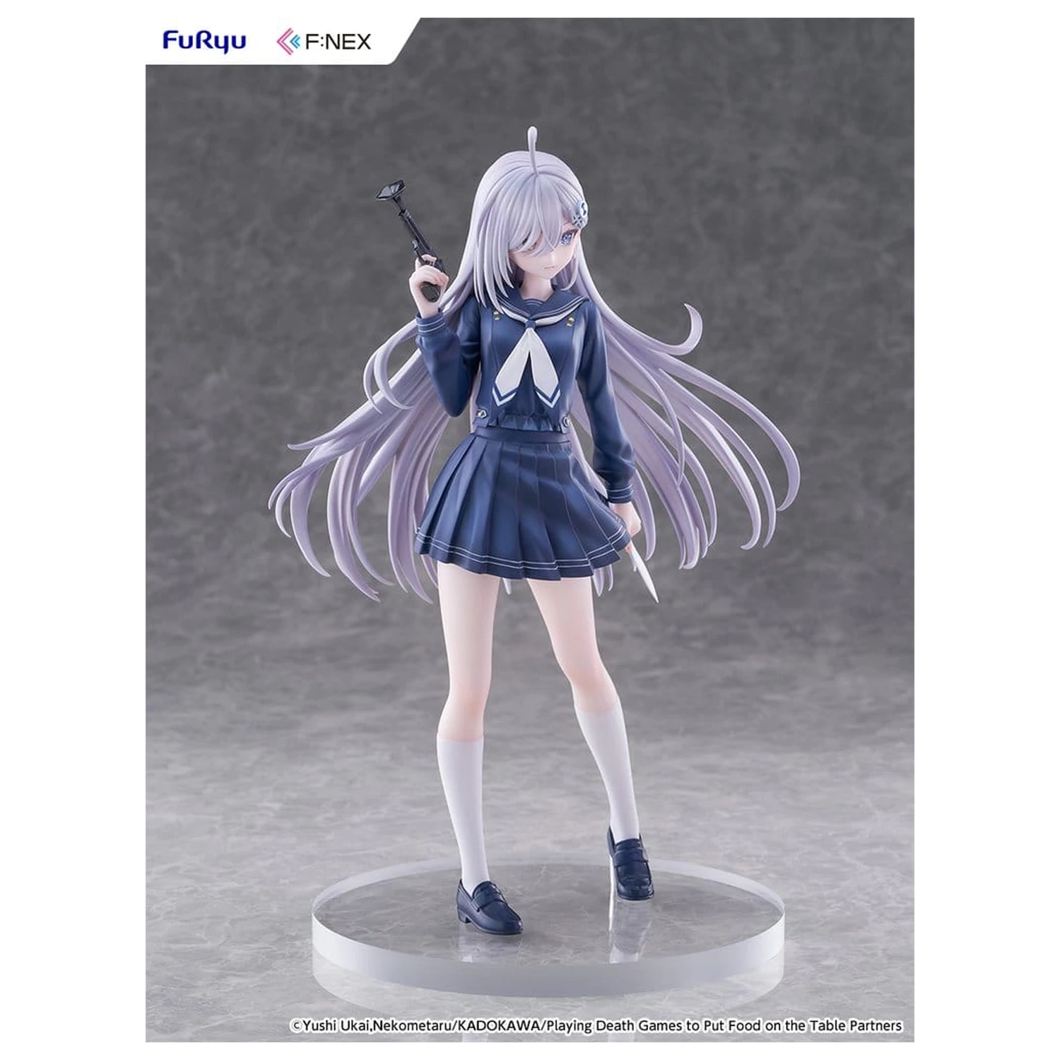 Playing Death Games to Put Food on the Table PVC Figura 1/7 Yuki School Uniform Ver. 24 cm fotografija proizvoda