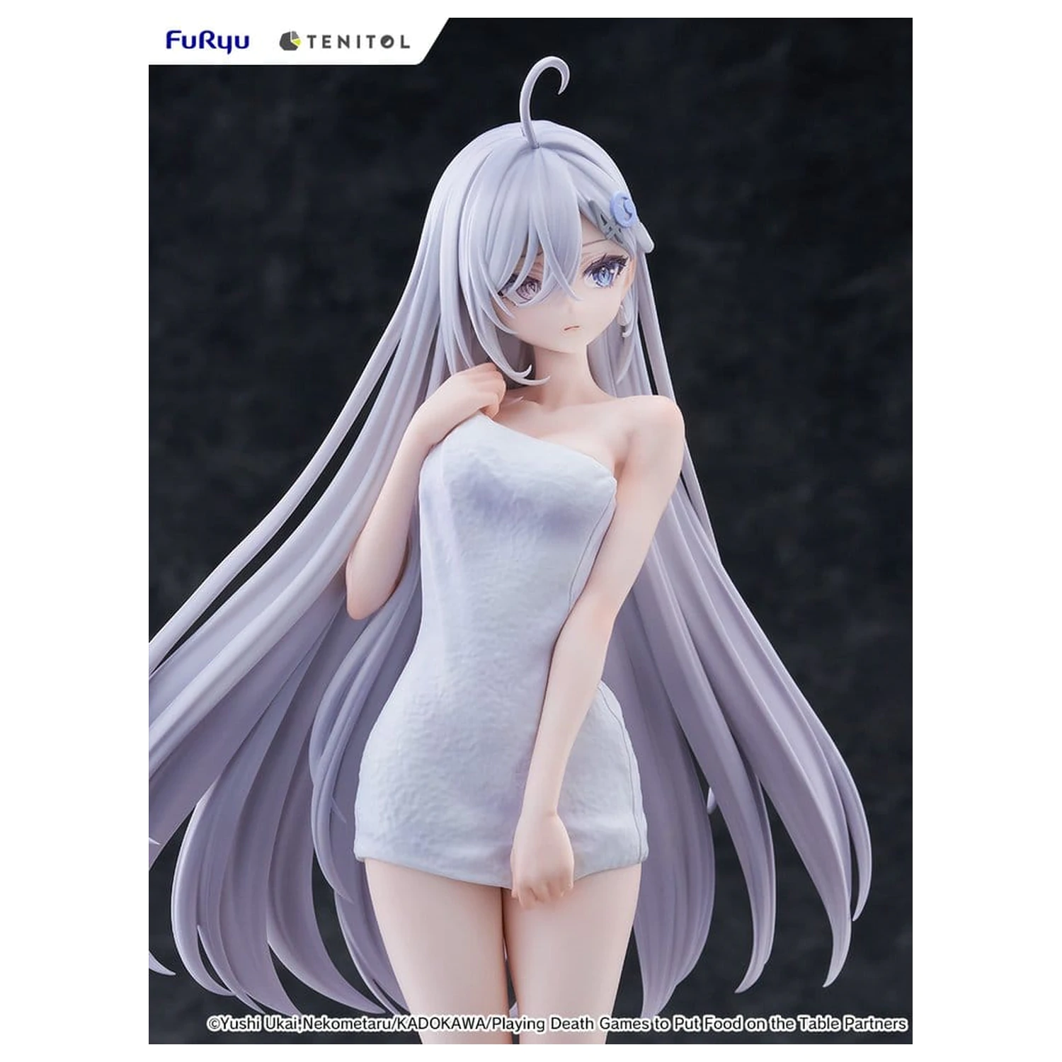 Playing Death Games to Put Food on the Table Light Novel PVC Kipić Yuki Golden Bath Ver. 30 cm fotografija proizvoda