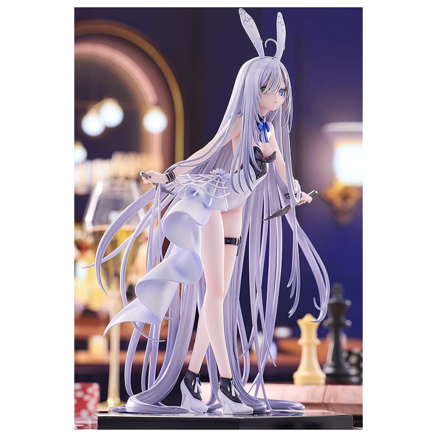 Playing Death Games to Put Food on the Table Wolf PVC kipić 1/7 Holo Light Novel bunny Ver. ilustracija Jyuu Ayakura 23 cm fotografija proizvoda