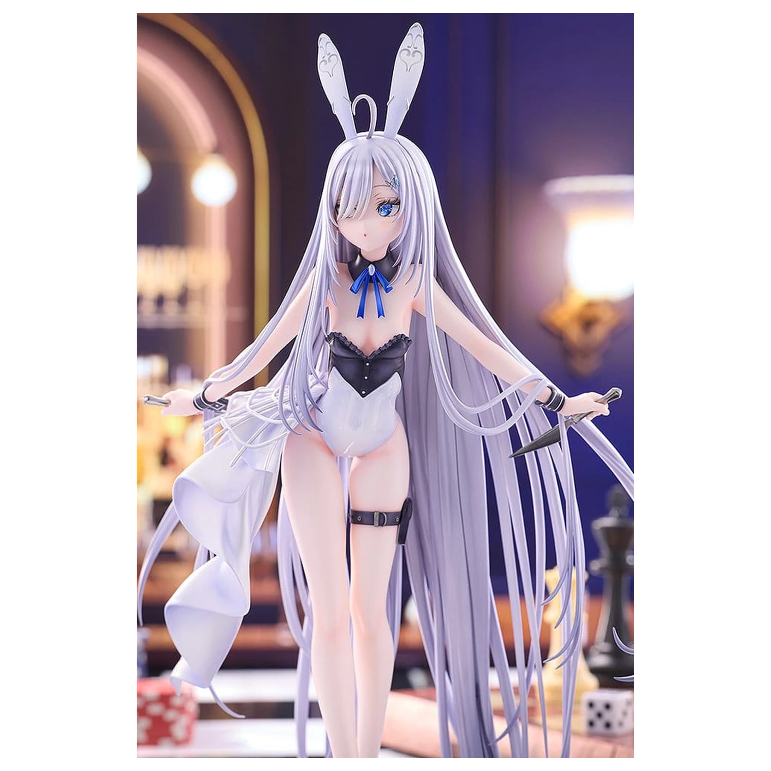 Playing Death Games to Put Food on the Table Wolf PVC kipić 1/7 Holo Light Novel bunny Ver. ilustracija Jyuu Ayakura 23 cm fotografija proizvoda