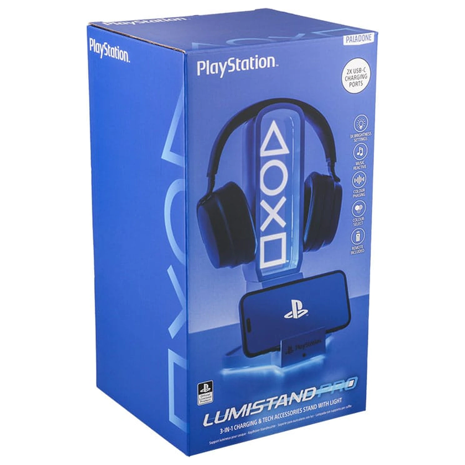 Playstation stolni stalak za slušalice sa svjetlom 30 cm fotografija proizvoda
