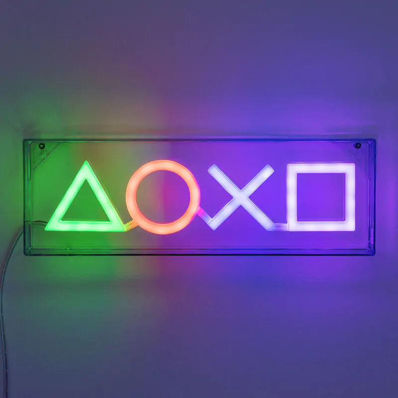 Playstation: LED neonska svjetiljka fotografija proizvoda