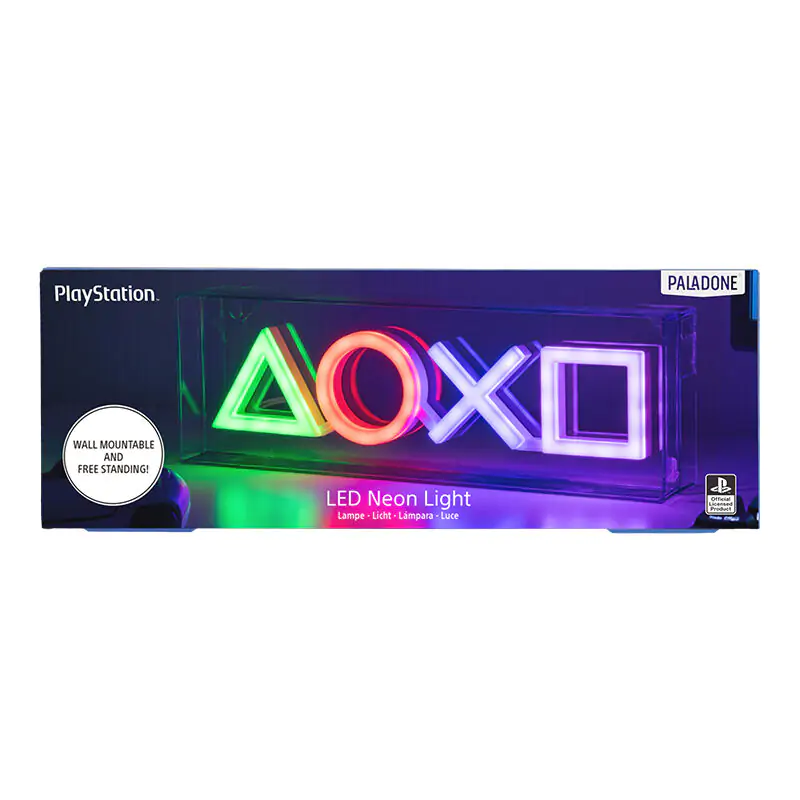 Playstation: LED neonska svjetiljka fotografija proizvoda