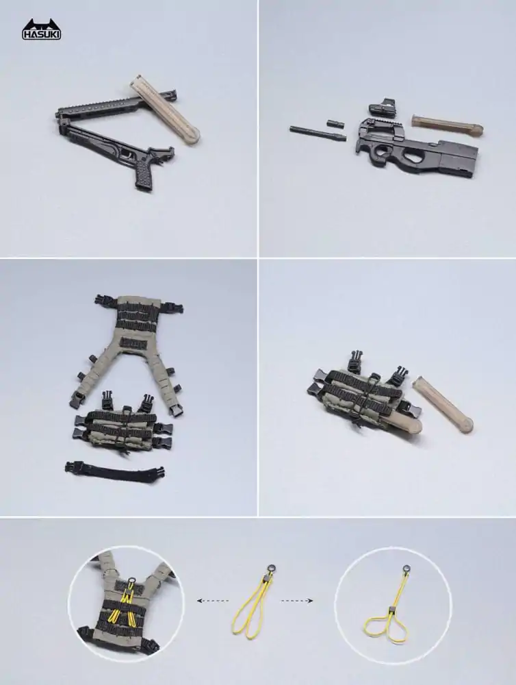 Pocket Art Action Akcijska figura 1/12 PA006 Reizei Hiyo the Security 15 cm fotografija proizvoda