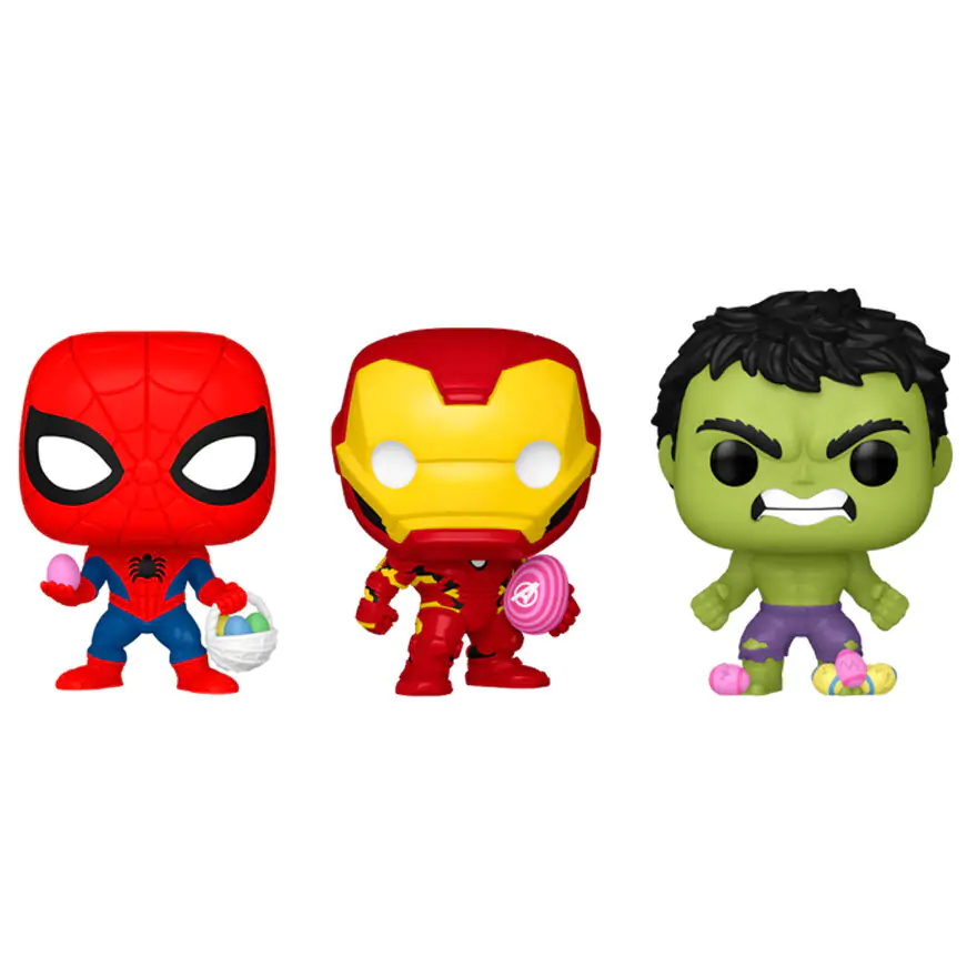 Džepne Funko POP figurice 3 komada Marvel Spiderman Hulk Iron Man fotografija proizvoda