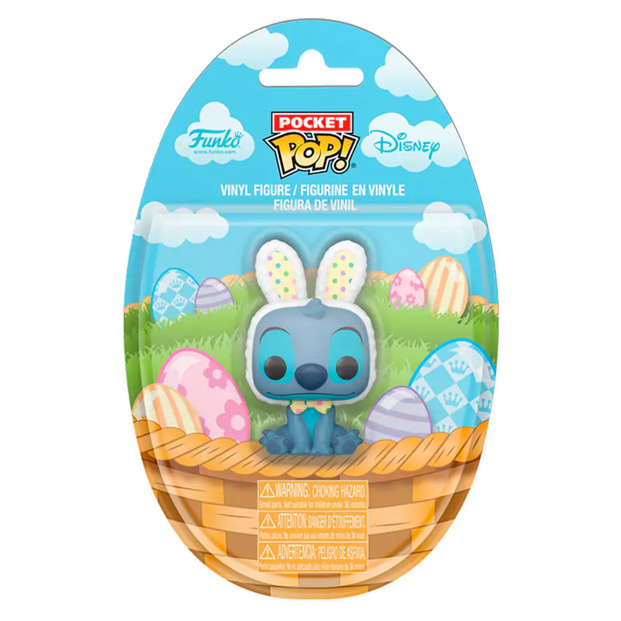 Džepna Funko POP figura Disney Stitch - Stitch Easter Bunny fotografija proizvoda