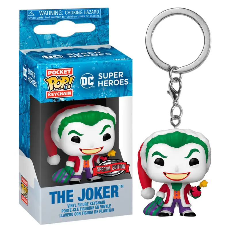 Privjesak za ključeve Pocket POP DC Comics Holiday The Joker Exclusive fotografija proizvoda