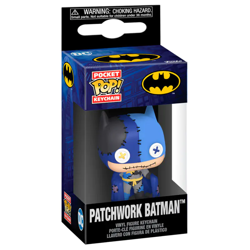 Džepni Funko POP privjesak za ključeve DC Comics Patchwork Batman fotografija proizvoda