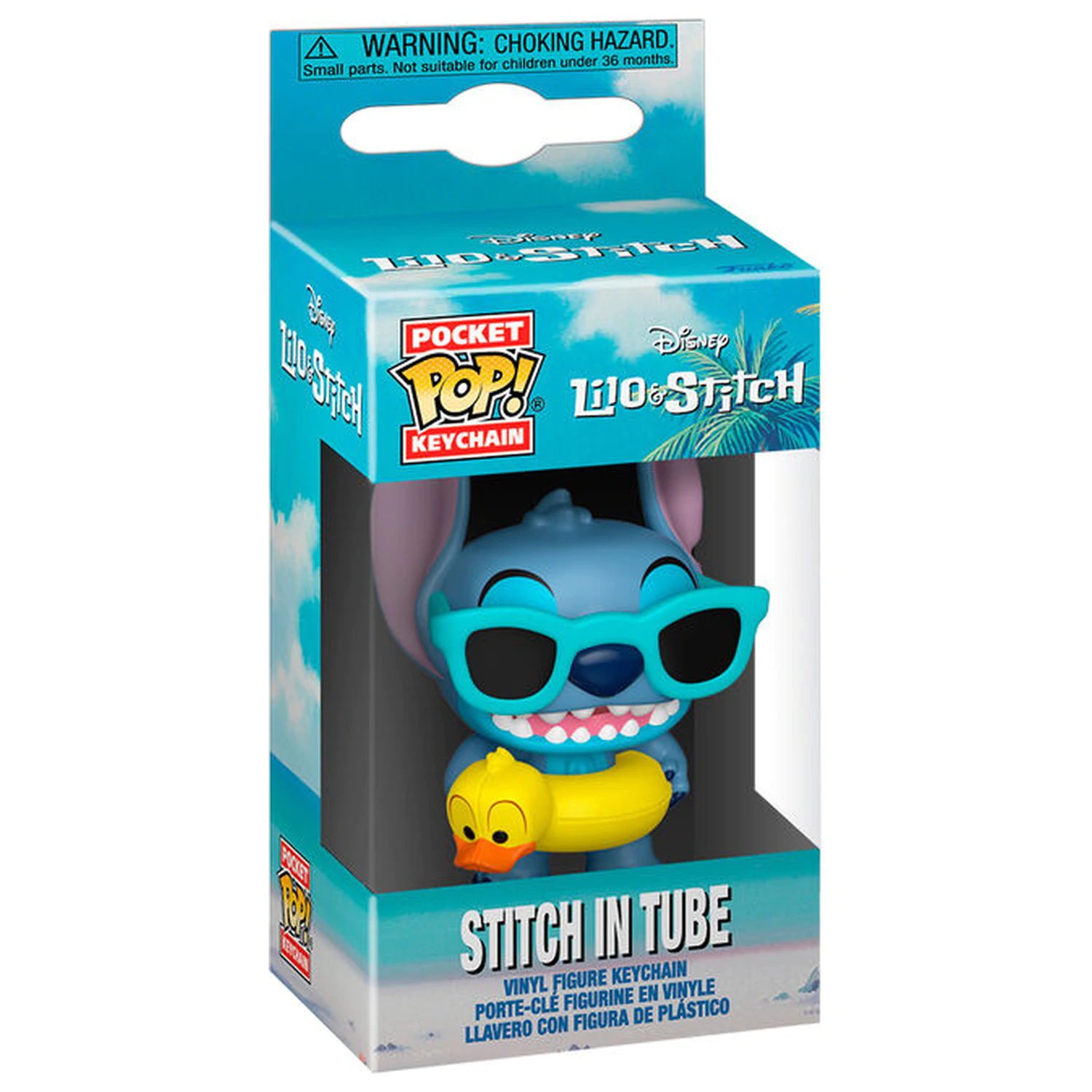 Džepni Funko POP privjesak za ključeve Disney Lilo & Stitch - Stitch u tubi fotografija proizvoda
