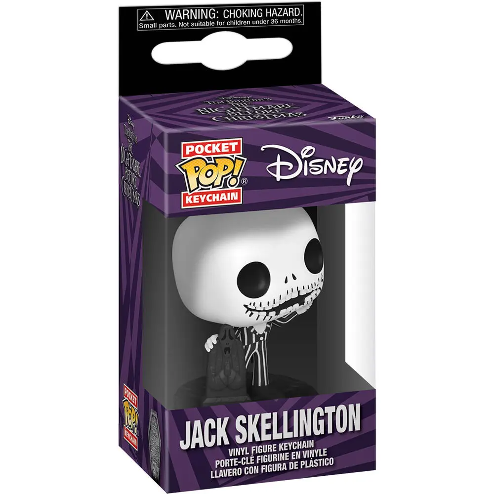 Džepni POP Privezak za Ključeve Disney Nightmare Before Christmas 30th Anniversary Jack Skellington fotografija proizvoda