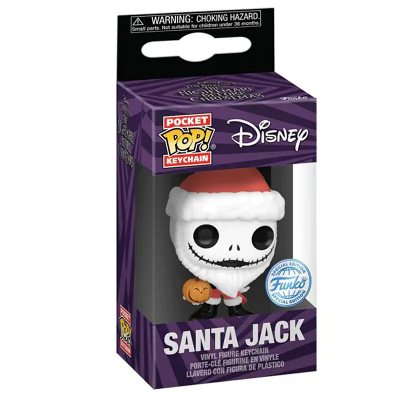 Džepni Funko POP Privjesak Disney Nightmare Before Christmas Santa Jack Exclusive fotografija proizvoda