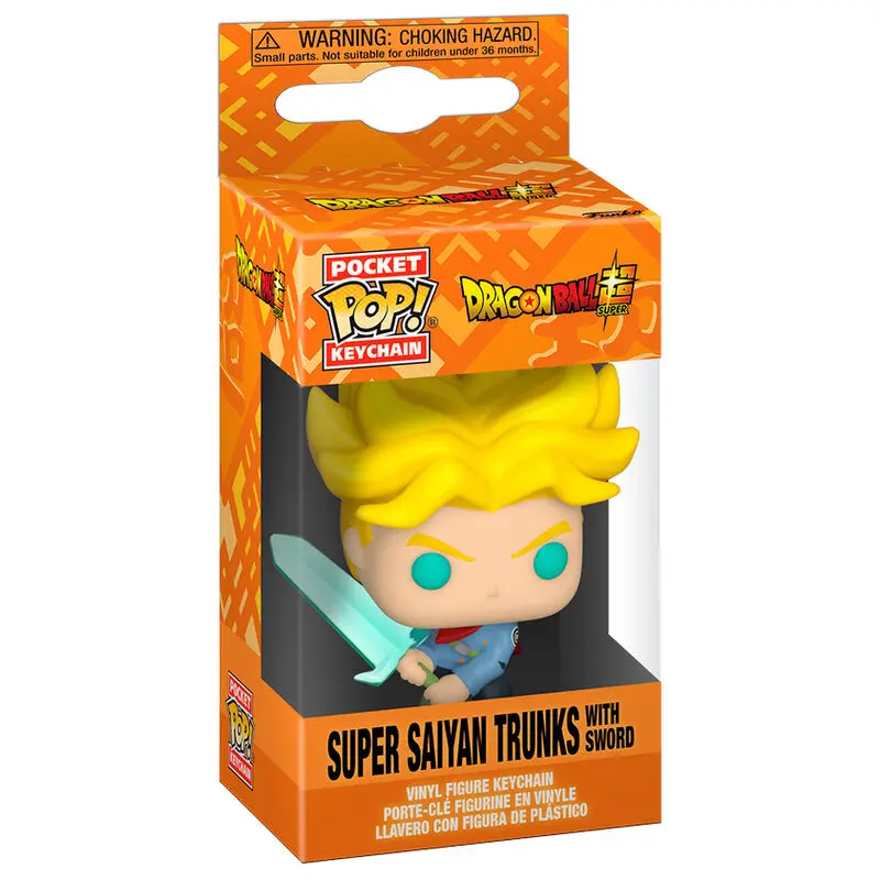 Pocket POP privjesak za ključeve Dragon Ball Super Saiyan Trunks with Sword fotografija proizvoda