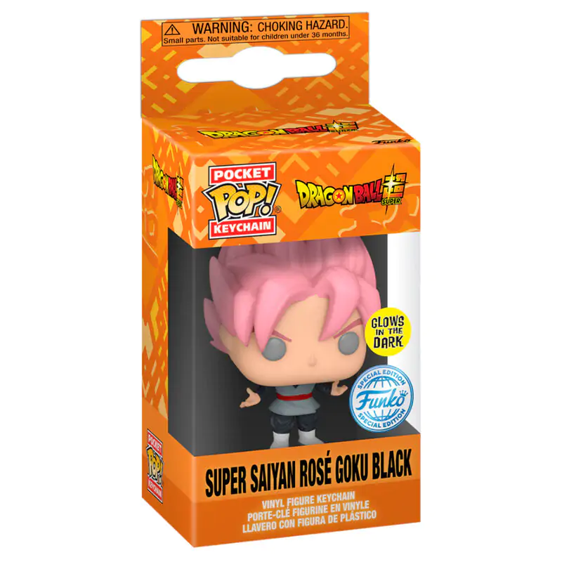 Džepni privjesak za ključeve POP Dragon Ball Super - Super Saiyan Rose Goku Black fotografija proizvoda