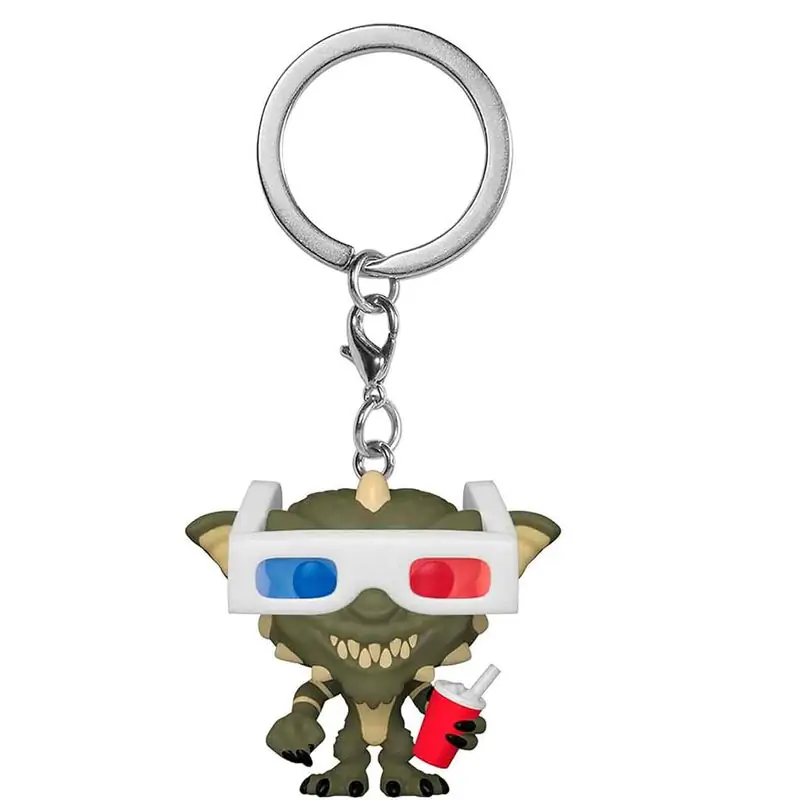 Džepni Funko POP privjesak za ključeve Gremlins Gremlin s 3D naočalama fotografija proizvoda