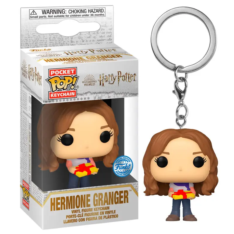 Pocket POP Privjesak za ključeve Harry Potter Holiday Hermione Exclusive fotografija proizvoda