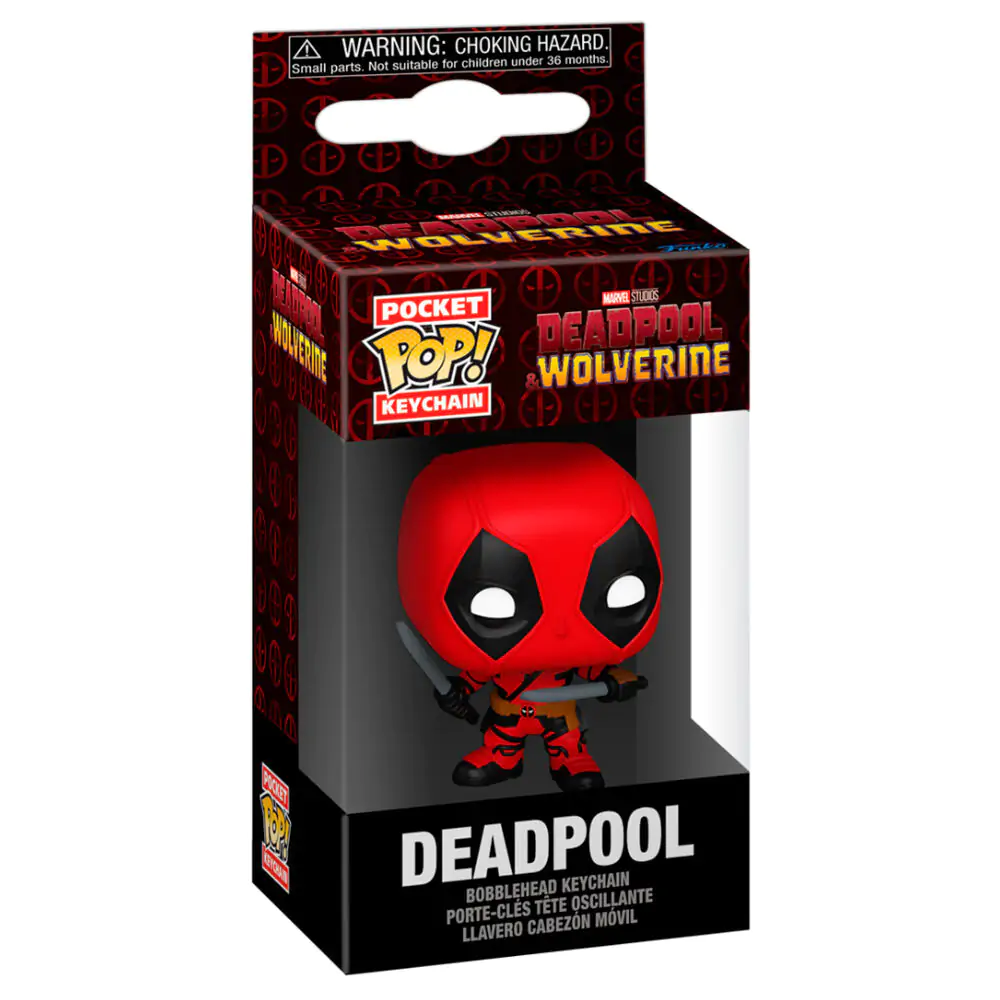 Džepni Funko POP privjesak za ključeve Marvel Deadpool & Wolverine Deadpool fotografija proizvoda