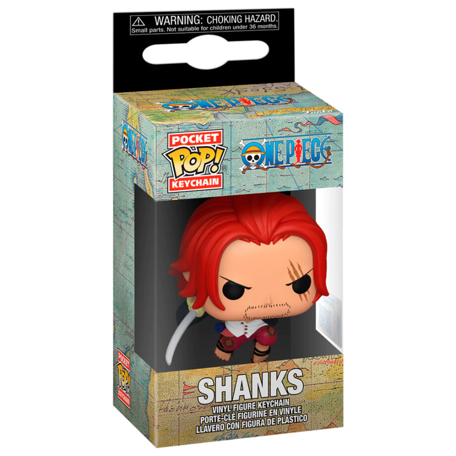 Džepni Funko POP privjesak za ključeve One Piece Shanks fotografija proizvoda