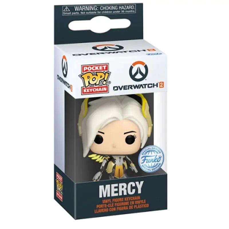 Pocket Funko POP privjesak za ključeve Overwatch 2 Mercy fotografija proizvoda