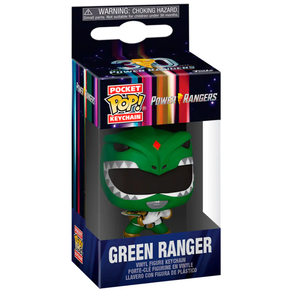 Privjesak za ključeve Pocket POP Power Rangers 30th Anniversary Green Ranger fotografija proizvoda