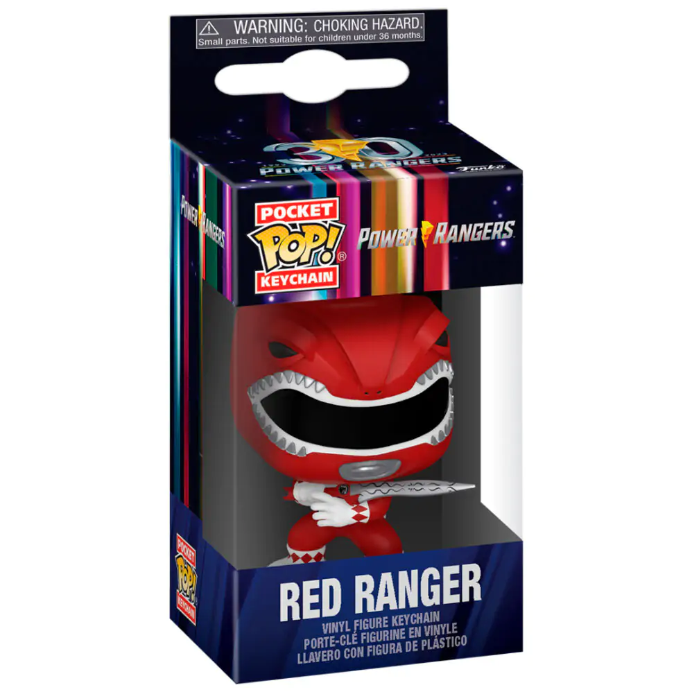 Privjesak za ključeve Pocket POP Power Rangers 30th Anniversary Red Ranger fotografija proizvoda