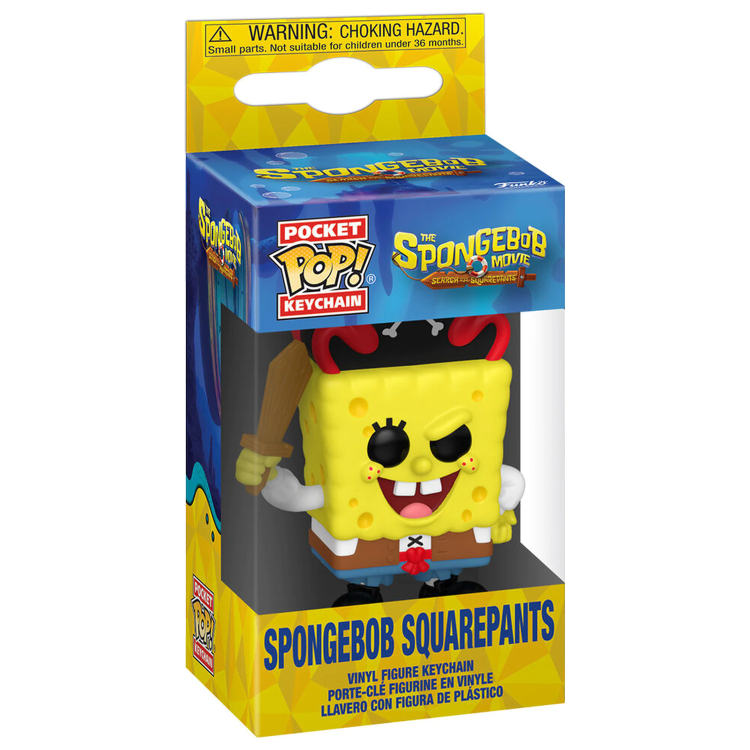 Džepni Funko POP privjesak za ključeve SpužvaBob Skockani fotografija proizvoda