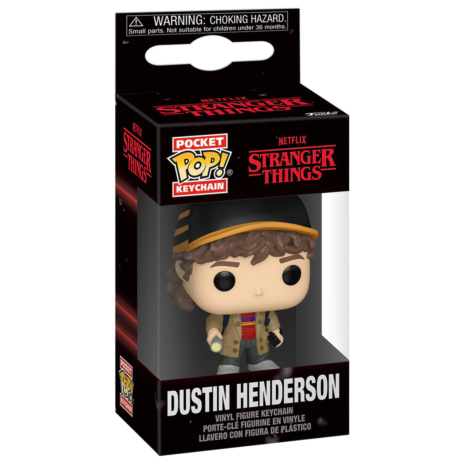 Pocket Funko POP privjesak za ključeve Stranger Things 5 Dustin Henderson fotografija proizvoda