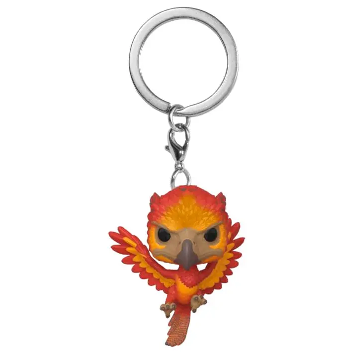 Harry Potter Pocket POP! Vinilni Privjesak za ključeve Fawkes 4 cm fotografija proizvoda