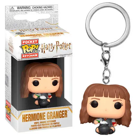 Harry Potter džepni POP! Vinilni privjesak za ključeve Hermione s napicima 4 cm fotografija proizvoda