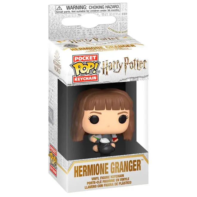 Harry Potter džepni POP! Vinilni privjesak za ključeve Hermione s napicima 4 cm fotografija proizvoda